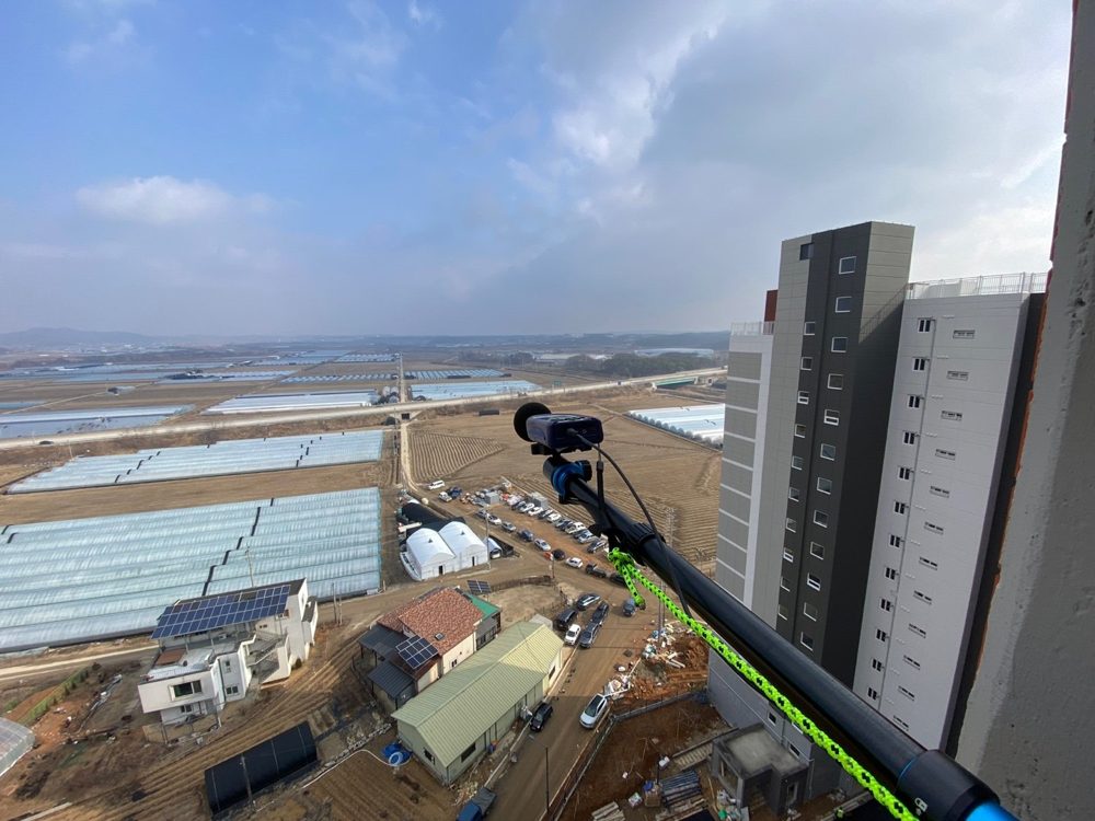 신축 공동주택 층별 소음측정